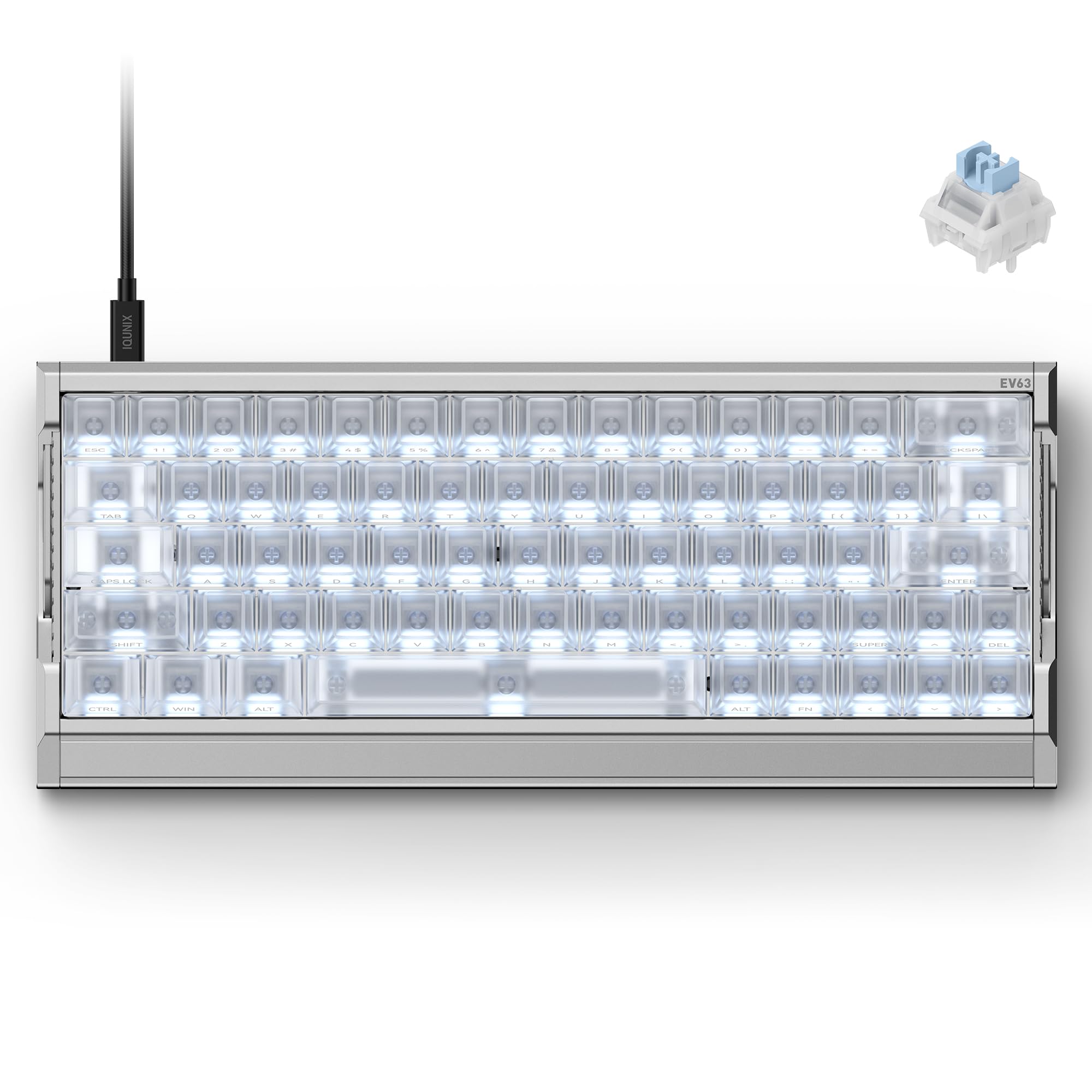 Amazon.com: IQUNIX EV63 Hall Effect Gaming Keyboard 60% | Magnetic